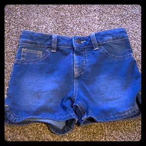 A pair of gently used children’s shorts.